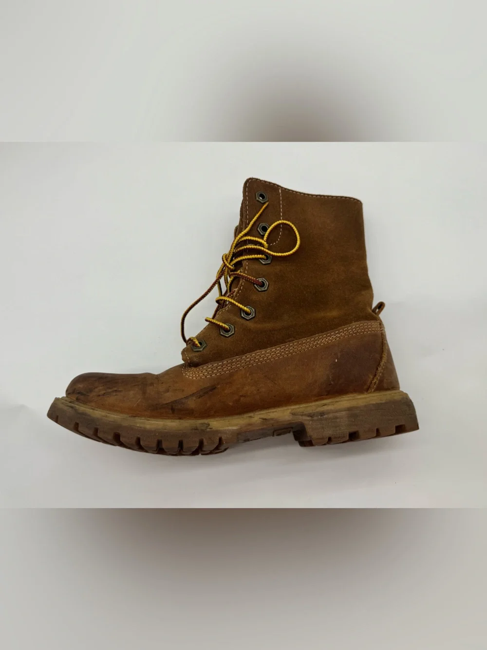 Timberland Brown Suede Lace-Up Work Boot